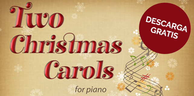 Partituras de piano gratis. Two Christmas carols